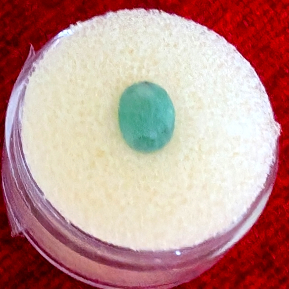 💚NEW NATURAL ZAMBIAN EMERALD RING SIZE LOOSE GEMSTONE